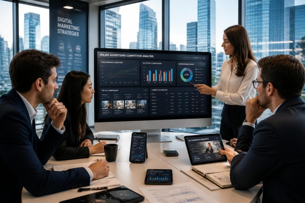 Analyse concurrentielle en publicité en ligne
