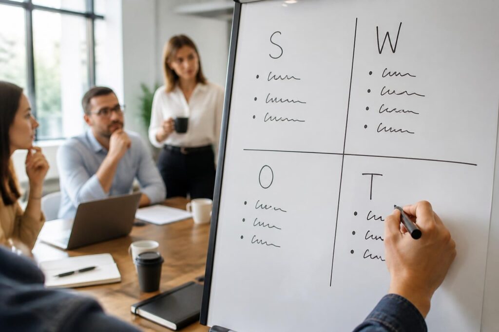 Matrice SWOT : la remplir correctement